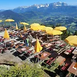 Inn Hocheckhuette On Of The Hahnenkamm Mountain *