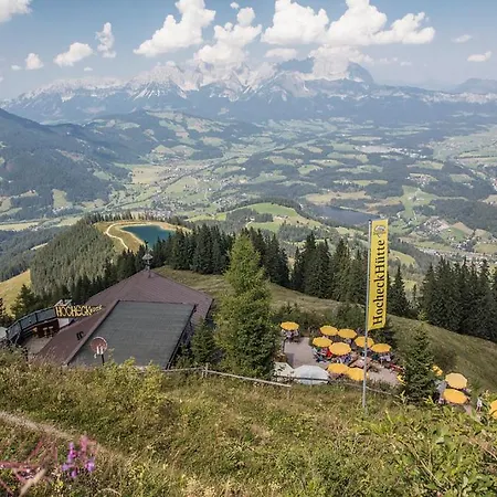 Hocheckhuette On Of The Hahnenkamm Mountain Kitzbuhel