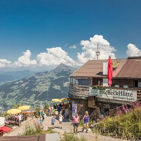 여관 Hocheckhuette On Of The Hahnenkamm Mountain 키츠부헬