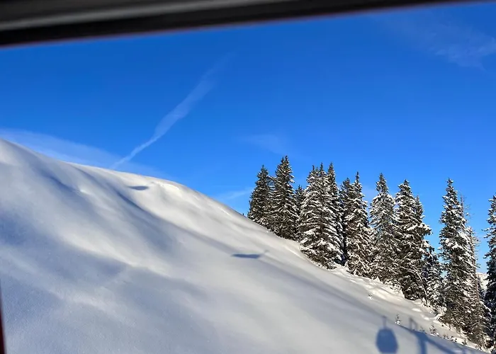 Hocheckhuette On Of The Hahnenkamm Mountain Kitzbühel
