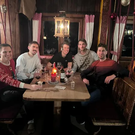 Hocheckhuette On Of The Hahnenkamm Mountain *