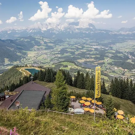 Hocheckhuette On Of The Hahnenkamm Mountain Kitzbühel